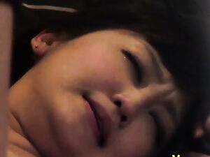 Asian beauty caught on camera giving a deepthroat blowjob, showcasing her skills and love for oral pleasure.